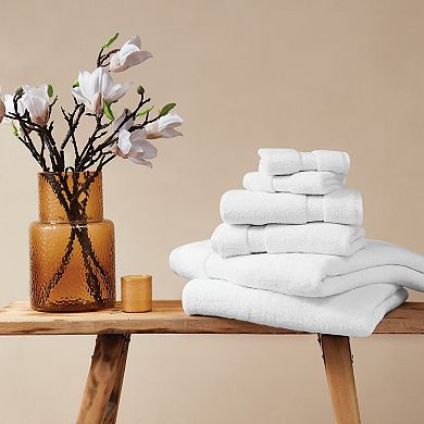 Truly Soft Cloud Solid White 6 Pc Towel Set