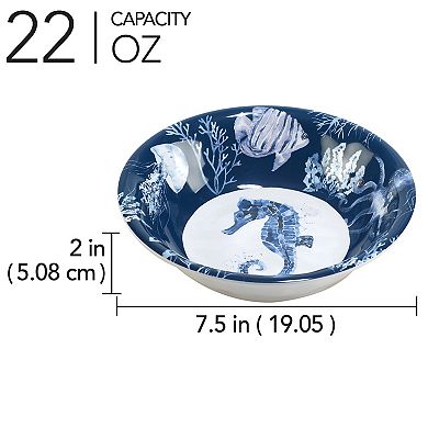 Certified International Sea Life 6-Piece Bowl Set