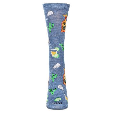 Women's Tequila & Lime Rayon Crew Socks