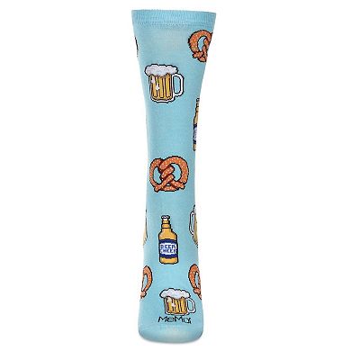 Women's Pretzels & Beer Rayon Crew Socks