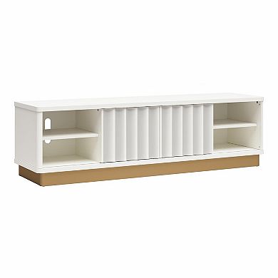 CosmoLiving by Cosmopolitan Rene Modern Scalloped TV Stand