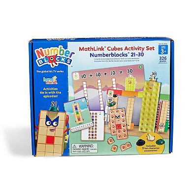 hand2mind Numberblocks® MathLink® Cubes 21-30 Activity Set