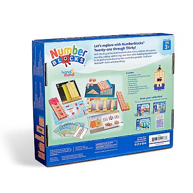 hand2mind Numberblocks® MathLink® Cubes 21-30 Activity Set