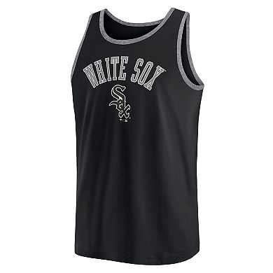 Men's Fanatics Black Chicago White Sox Bet Tank Top