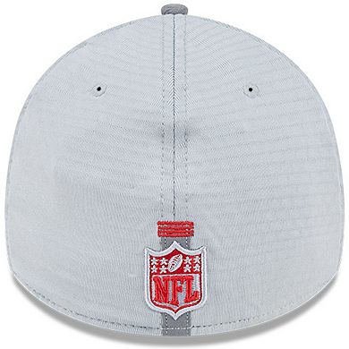 Men's New Era Gray Kansas City Chiefs 2024 NFL Training Camp 39THIRTY Flex Hat