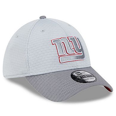 Men's New Era Gray New York Giants 2024 NFL Training Camp 39THIRTY Flex Hat