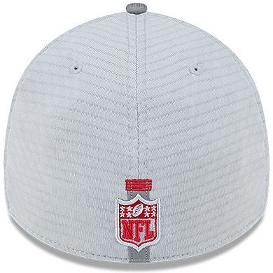 Men's New Era Gray New York Giants 2024 NFL Training Camp 39THIRTY Flex Hat