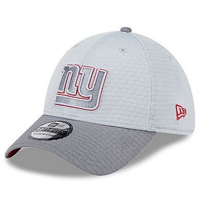 Men's New Era Gray New York Giants 2024 NFL Training Camp 39THIRTY Flex Hat