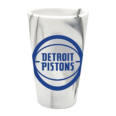 WinCraft Detroit Pistons 16oz. Fashion Silicone Pint Glass