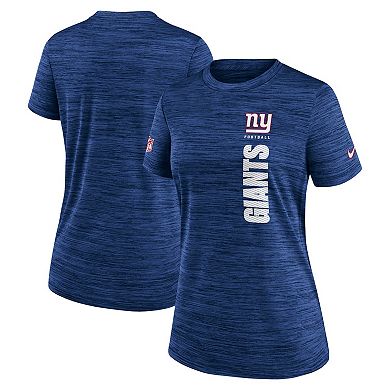 Women's Nike Royal New York Giants Velocity Performance T-Shirt