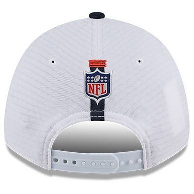 Men's New Era White/Navy Chicago Bears 2024 NFL Training Camp 9FORTY Adjustable Hat