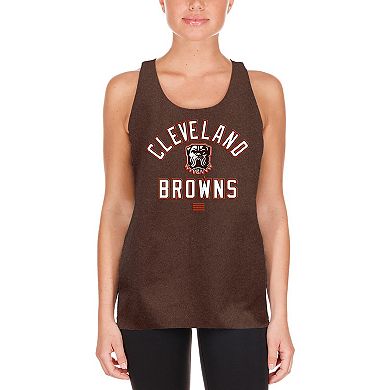 Women's New Era Brown Cleveland Browns 2024 NFL Training Camp Tank Top