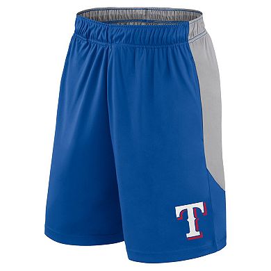 Men's Fanatics Royal/Gray Texas Rangers Go Hard Shorts