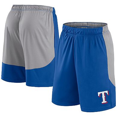 Men's Fanatics Royal/Gray Texas Rangers Go Hard Shorts