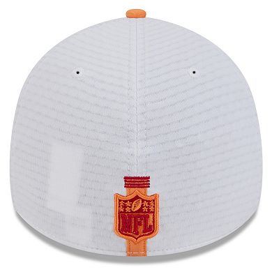 Men's New Era White/Orange Tampa Bay Buccaneers 2024 NFL Training Camp 39THIRTY Flex Hat