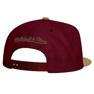 Men's Mitchell & Ness Garnet/Gold Florida State Seminoles 2-Tone 2.0 Snapback Hat
