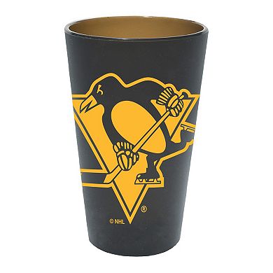 WinCraft Pittsburgh Penguins 16oz. Team Color Silicone Pint Glass