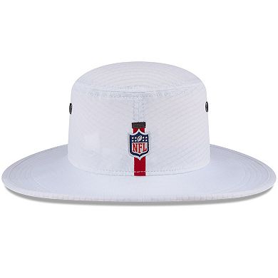 Men's New Era White Tampa Bay Buccaneers 2024 NFL Training Camp Panama Bucket Hat