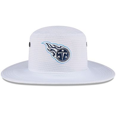 Men's New Era White Tennessee Titans 2024 NFL Training Camp Panama Bucket Hat