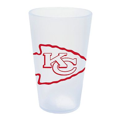 WinCraft Kansas City Chiefs 16oz. Icicle Silicone Pint Glass