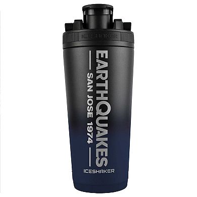 WinCraft San Jose Earthquakes 26oz. Ombre Stainless Steel Ice Shaker Blender Bottle