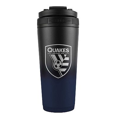 WinCraft San Jose Earthquakes 26oz. Ombre Stainless Steel Ice Shaker Blender Bottle
