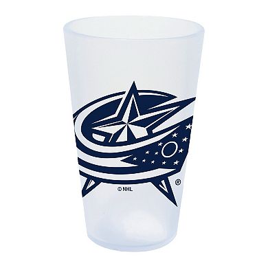 WinCraft Columbus Blue Jackets 16oz. Icicle Silicone Pint Glass