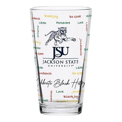 Jackson State Tigers 16oz. Pint Glass