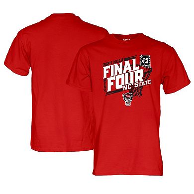 Unisex Blue 84  Red NC State Wolfpack 2024 NCAA Men's Basketball Tournament March Madness Final Four T-Shirt