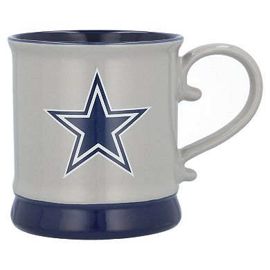 The Memory Company Dallas Cowboys 16oz. Fluted Mug with Swirl Handle