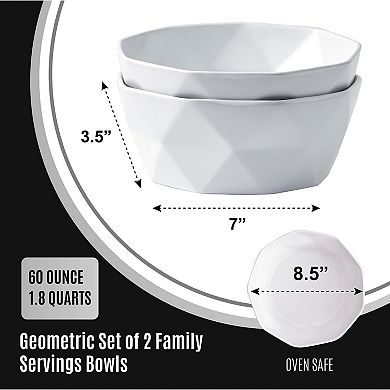 Ceramic Soup Bowl Set For Kitchen Set of 6