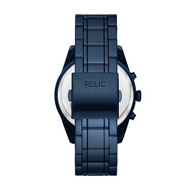 Relic by Fossil Men's Ethan Blue IP Chronograph Watch