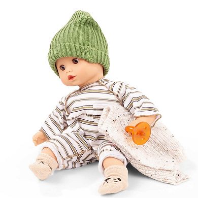 Gotz Muffin Baby - Urban Stripes - 13" Doll, Cardigan, Beanie & Pacifier