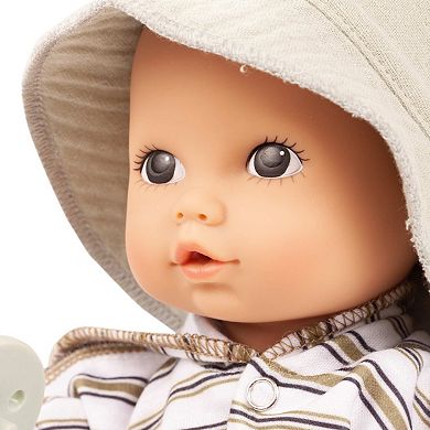 Gotz Aquini Potty Baby Doll 13" Drink & Wet Waterproof Doll, Potty Seat, Bottle & Pacifier
