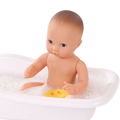 Gotz Aquini 13" Drink & Wet Bath Baby Doll and Accessories