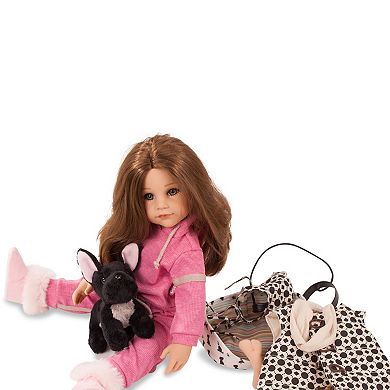 Gotz Hannah Staycation 19.5" All Vinyl Baby Doll and Accessories with Hair to Wash & Style