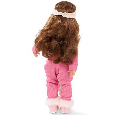 Gotz Hannah Staycation 19.5" All Vinyl Baby Doll and Accessories with Hair to Wash & Style