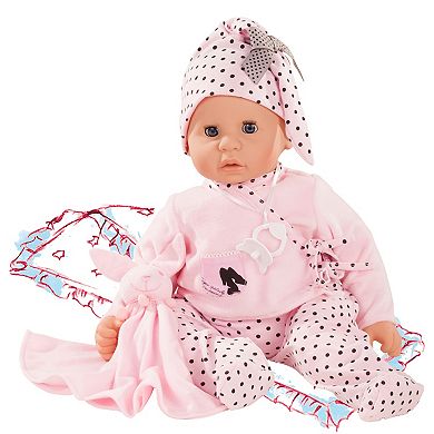Gotz Cookie 19" Soft Baby Baby Doll and Accessories