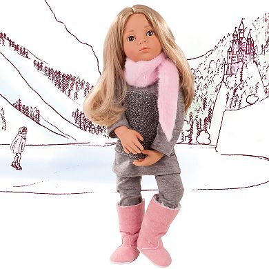 Gotz Happy Kidz Emily Goes to the Cinema Doll 19" Multi-Jointed Standing Doll Playset