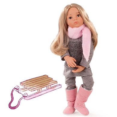 Gotz Happy Kidz Emily Goes to the Cinema Doll 19" Multi-Jointed Standing Doll Playset