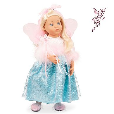 Gotz Marie 19.5" Happy Kidz Poseable Vinyl Multi-Jointed Baby Doll and Accessories with Hair to Wash & Style