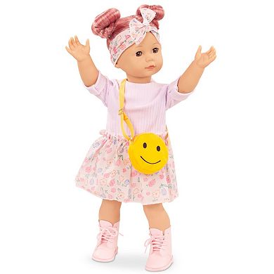 Gotz Precious Day Leni 18" Soft Body Baby Doll and Accessories with Hair to Wash & Style