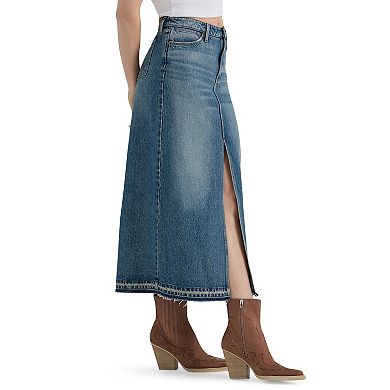 Women's Wrangler Denim Maxi Skirt