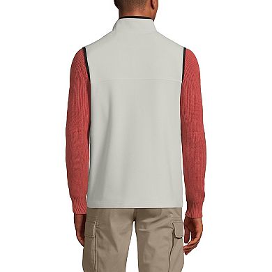 Big & Tall Lands' End Full Zip Fleece Vest