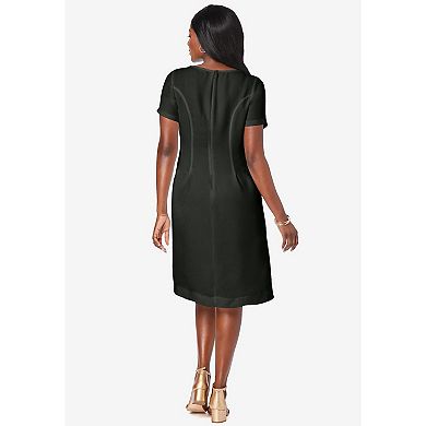 Jessica London Women's Plus Size Fit & Flare Dress