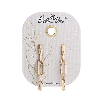 Bella Uno Link Post Dangle Earrings