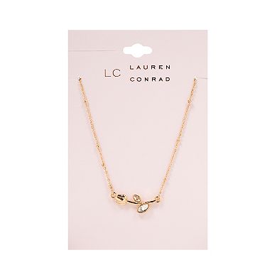 LC Lauren Conrad Rose Pendant Necklace