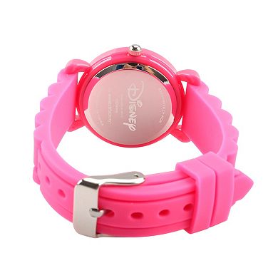 Disney's Fancy Nancy Kids' Pink Plastic Time Teacher Watch WDS000594