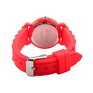 Disney's Minnie Mouse Kids' Red Plastic Time Teacher Watch WDS000138