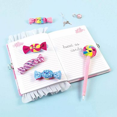 Make It Real 3C4G Candy Plush Pocket Locking Journal With Pen